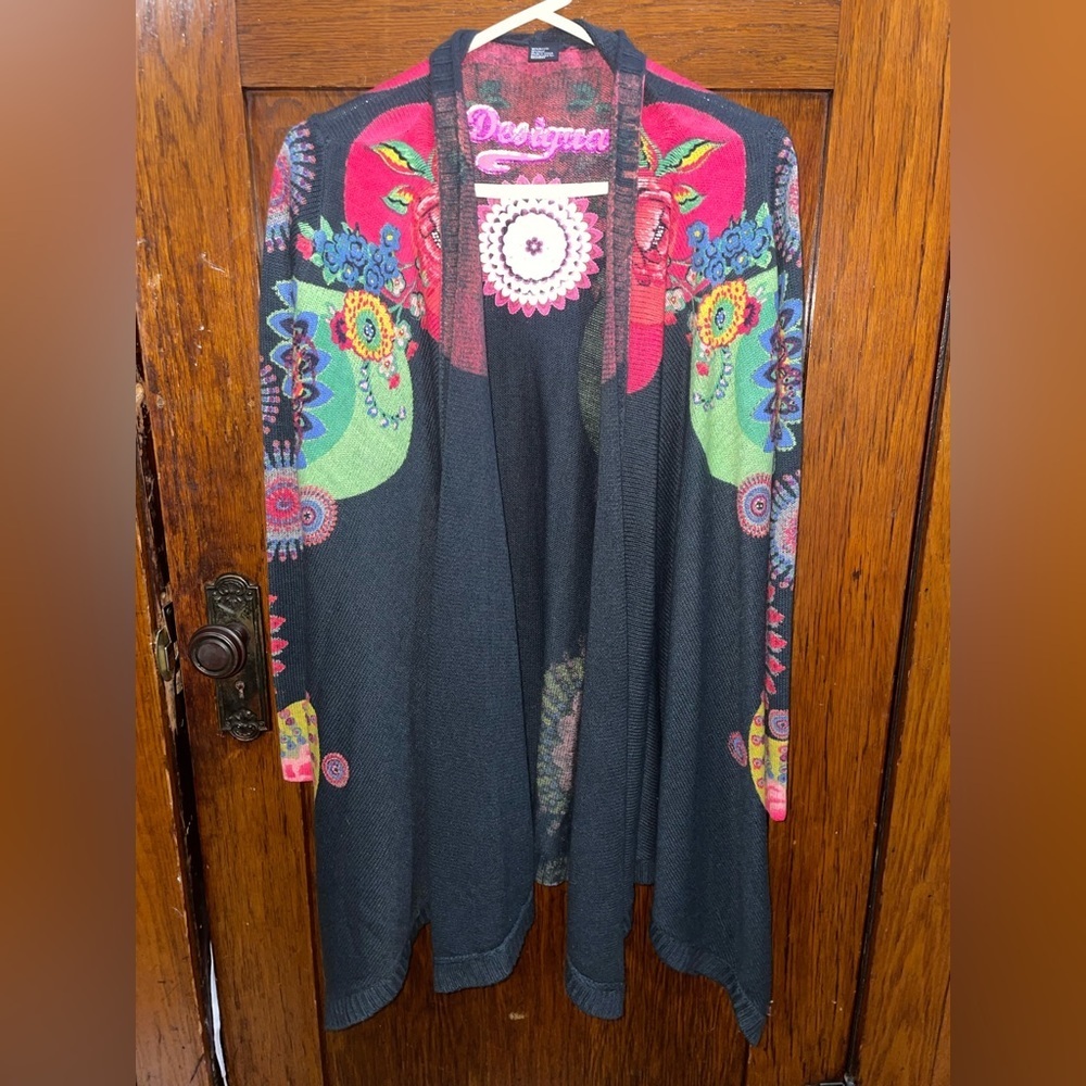 Desigual Floral Cardigan